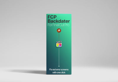 Fix the Final Cut Pro Red Error Screen with FCP Backdater