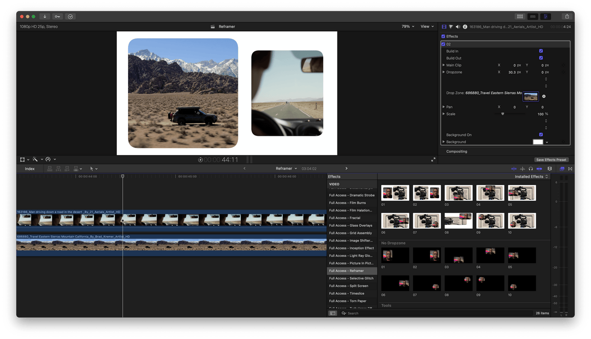 Reframer ReFramer for Final Cut Pro – FCPX Full Access