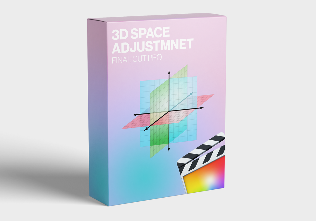 3D Space Adjustment Tool Final Cut Pro – FCPX Full Access