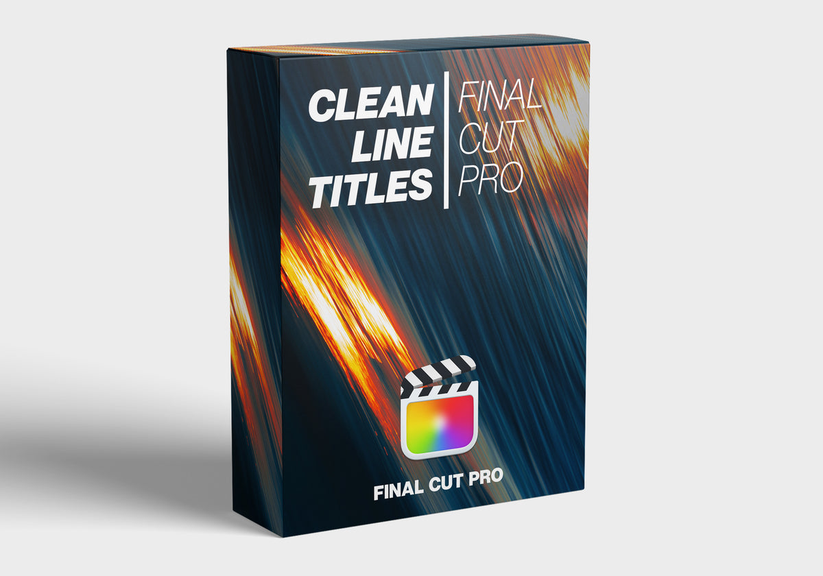 Clean Line Titles for Final Cut Pro – FCPX Full Access