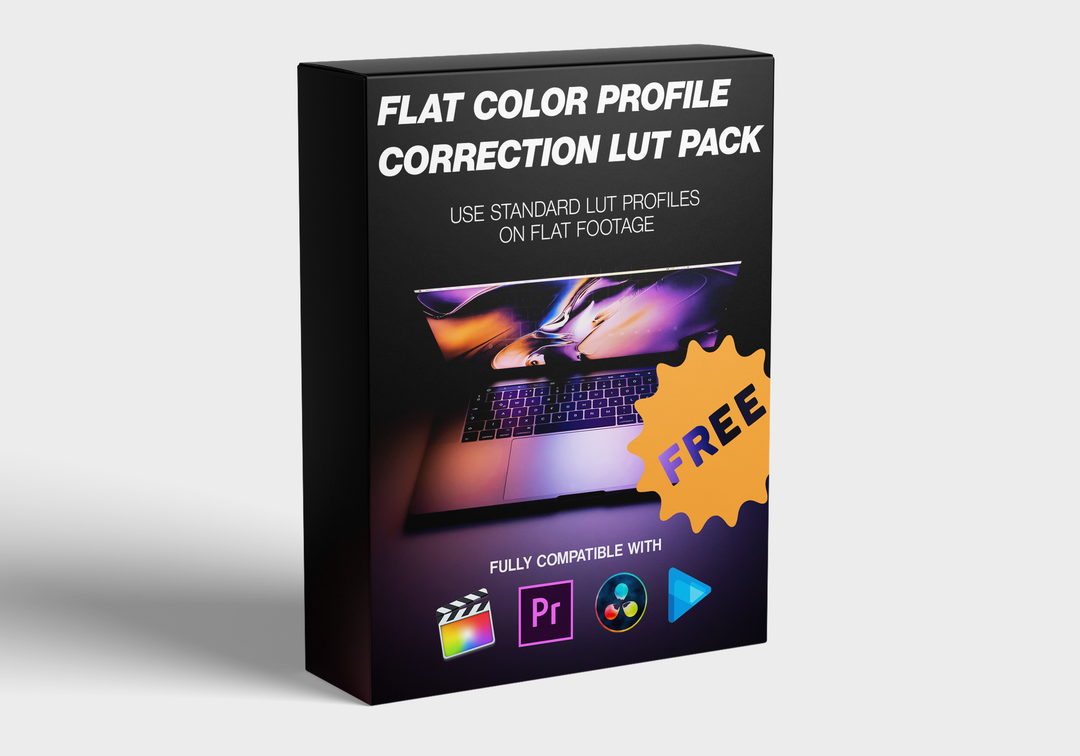 FCPX Full Access – Flat Color Profile Correction LUT Pack