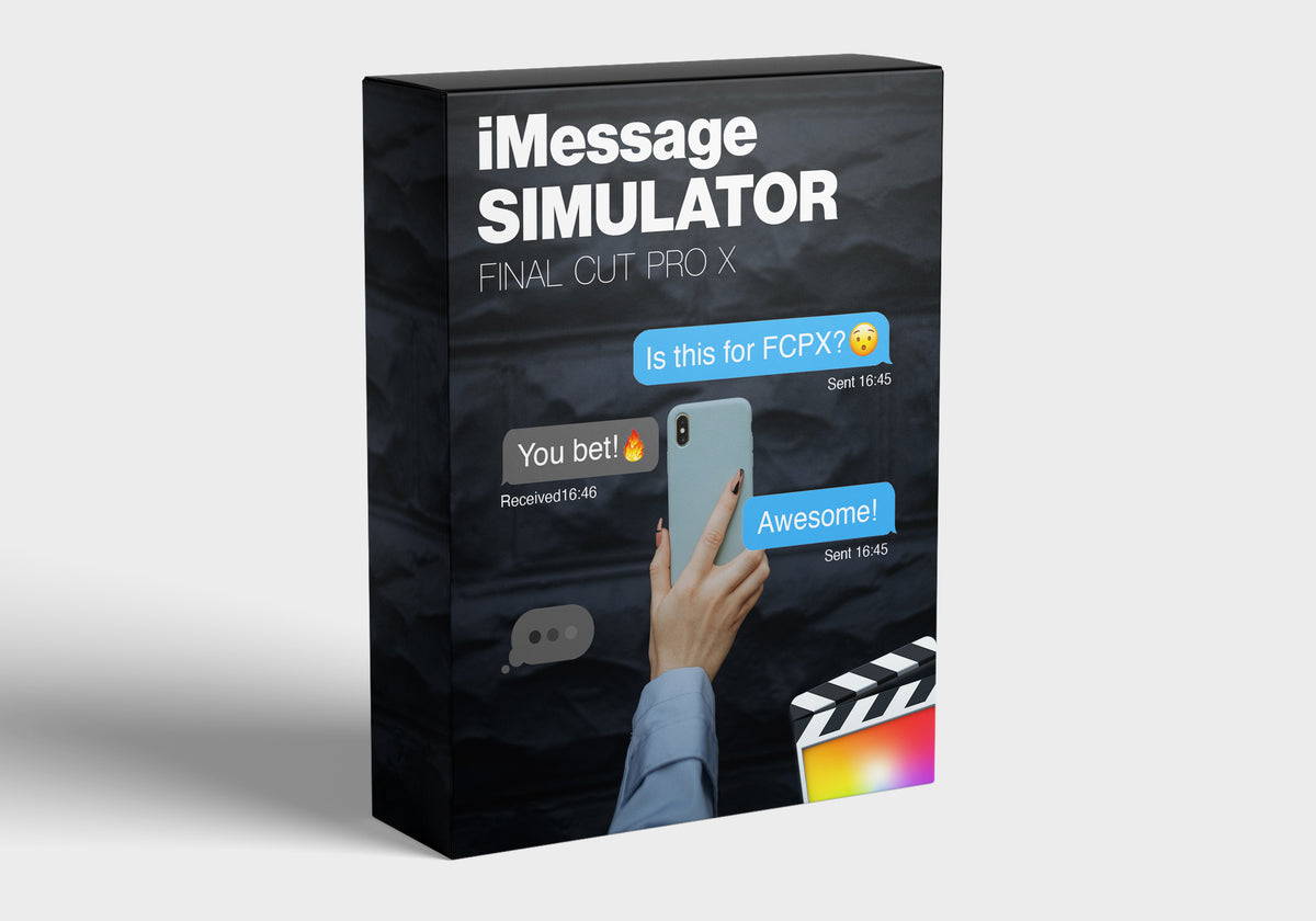 iMessage / Text Message Simulator for Final Cut Pro – FCPX Full Access